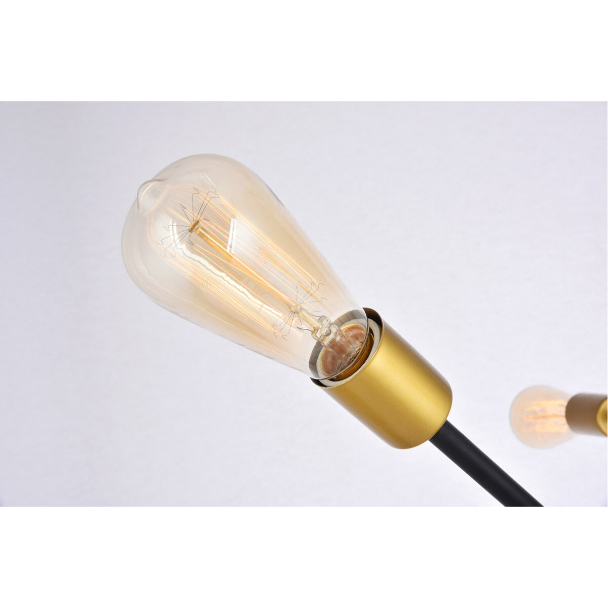 Axel 6 Light 42 inch Black and Brass Pendant Ceiling Light