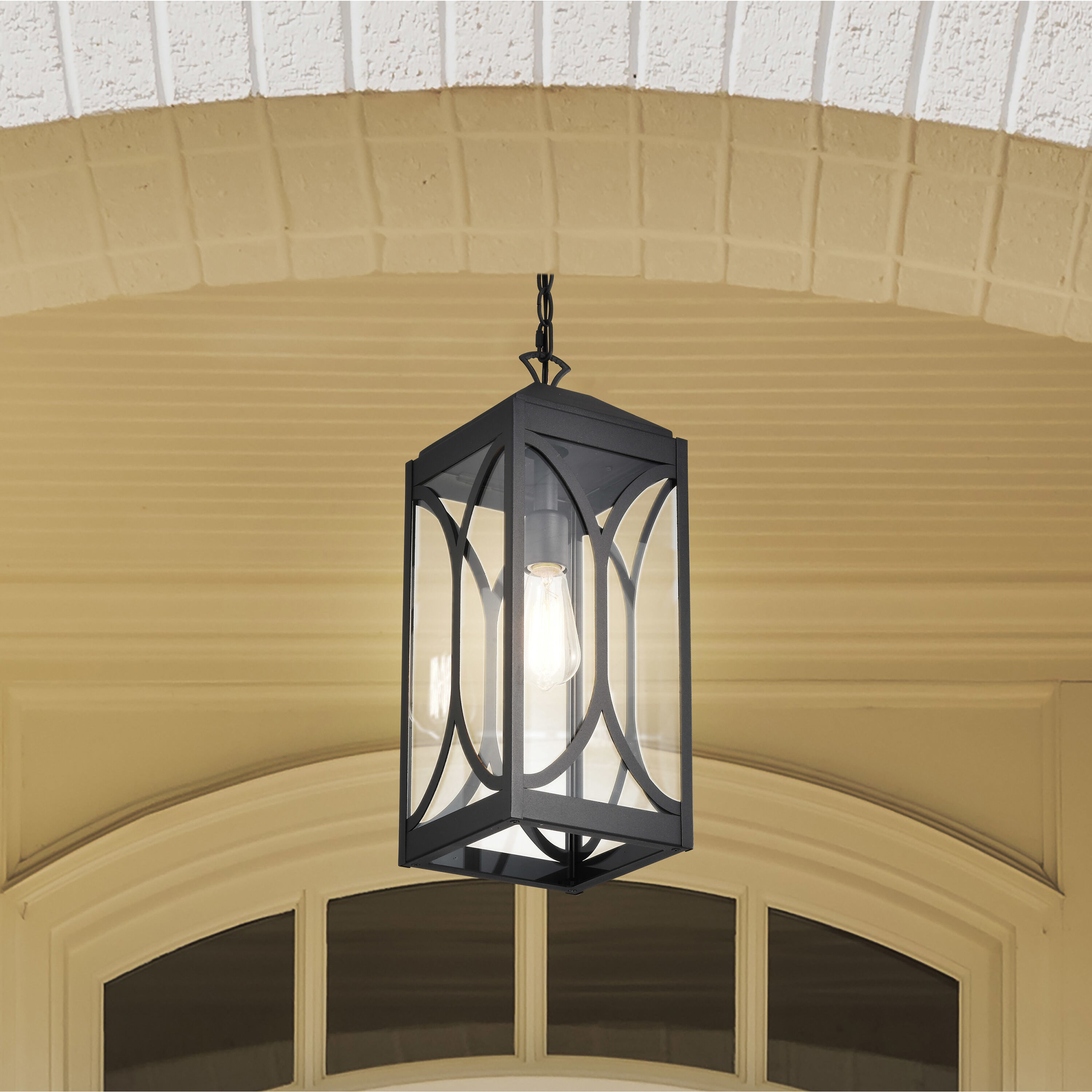 Oaklyn 1 Light 7.5 inch Matte Black Outdoor Hanging Light