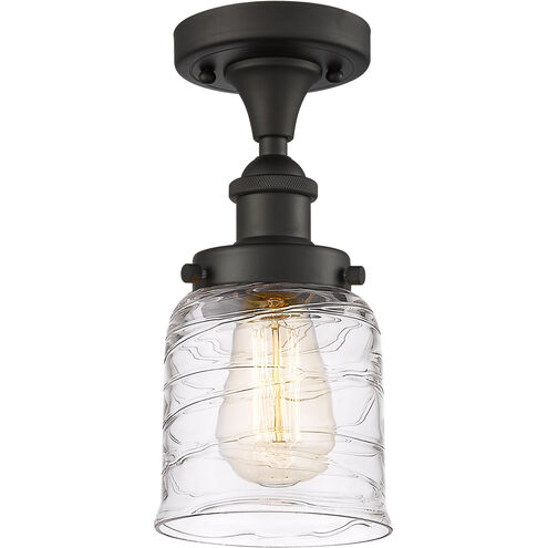 Ballston Bell 1 Light 5 inch Oil Rubbed Bronze Semi-Flush Mount Ceiling Light