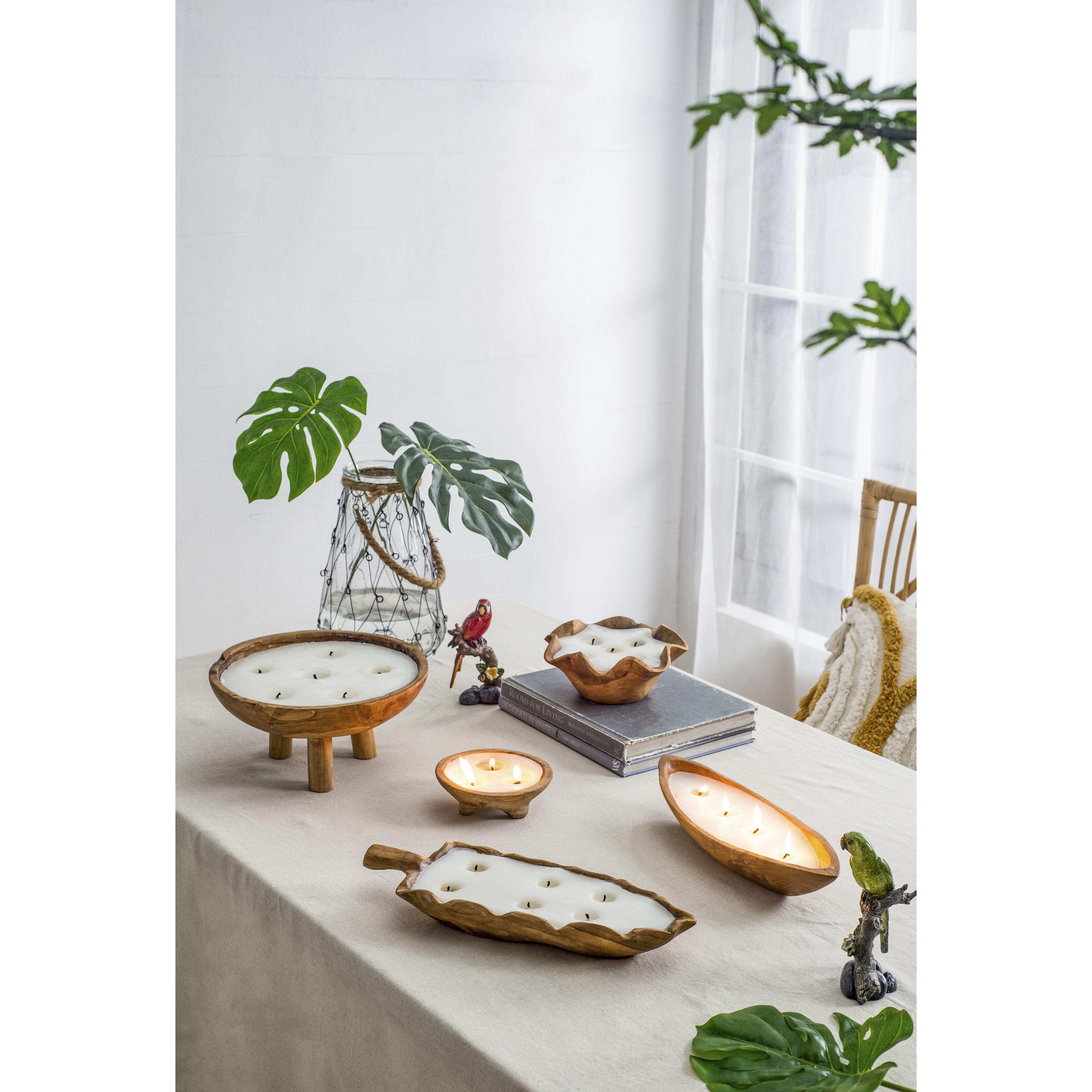 Anita 8.7 X 3.9 inch Candleholder