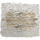Swan Curved Glass 2 Light 12 inch Clear Textured Glass w/ Antique Brass Wall Sconce Wall Light