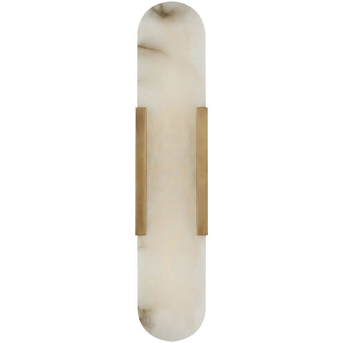 Kelly Wearstler Melange LED 4.25 inch Antique-Burnished Brass Elongated Sconce Wall Light