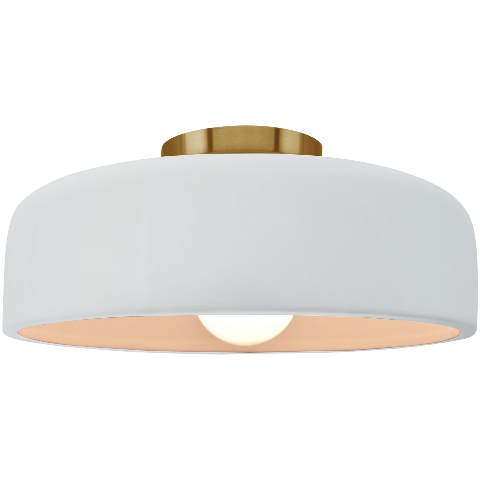 Radiance Collection - Spire Semi-Flush Ceiling Light, Form+Finish+Function