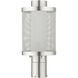 Nottingham 1 Light 15 inch Brushed Nickel Outdoor Post Top Lantern