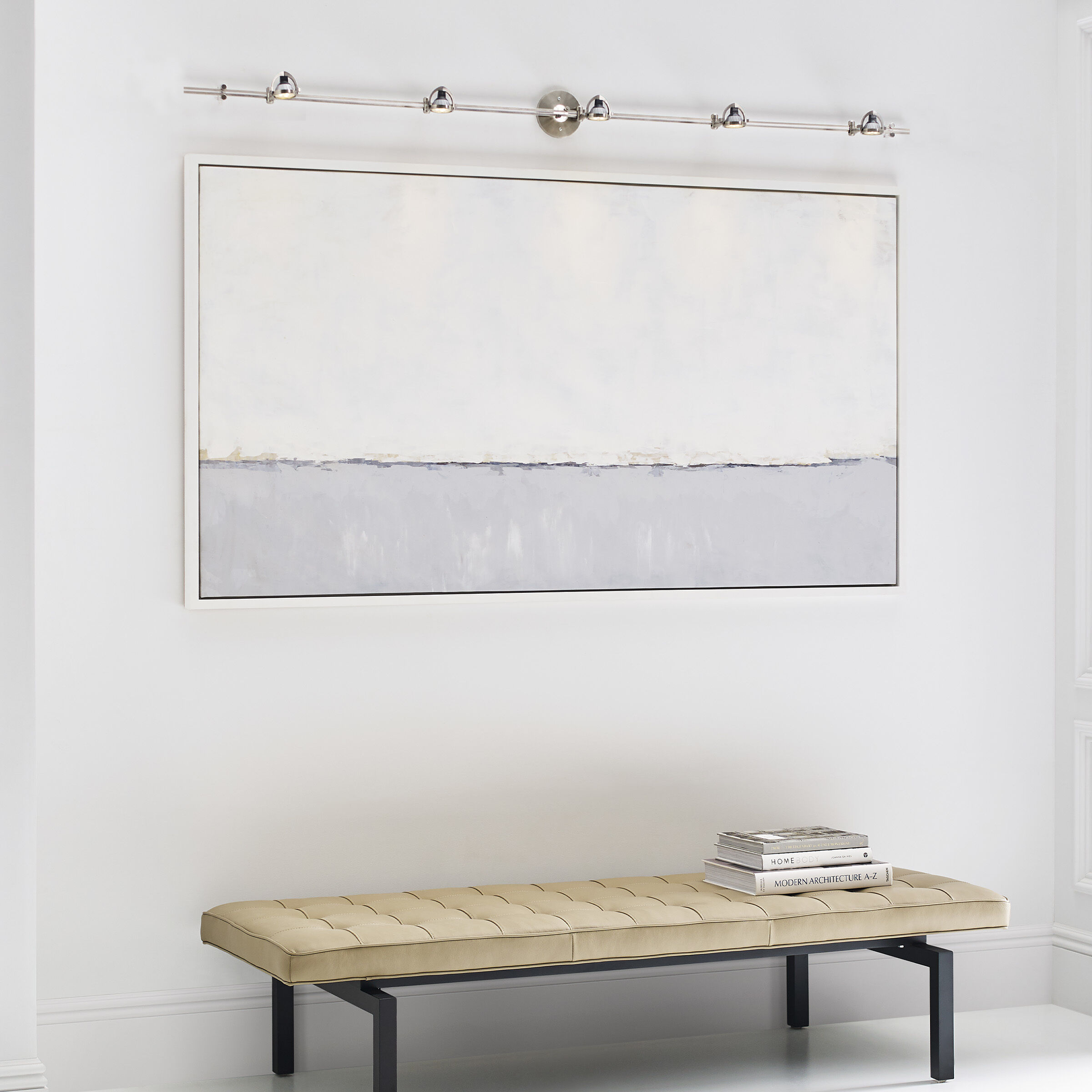 Sean Lavin John 1 Light Satin Nickel Low-Voltage Track Head Ceiling Light