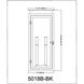 Nova 4 Light 24.5 inch Black Outdoor Wall Light in Clear Glass
