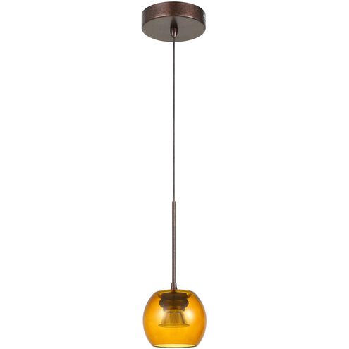 Ithaca LED 5 inch Rust Pendant Ceiling Light