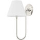 Hawthorne Wall Sconce Wall Light in Polished Nickel