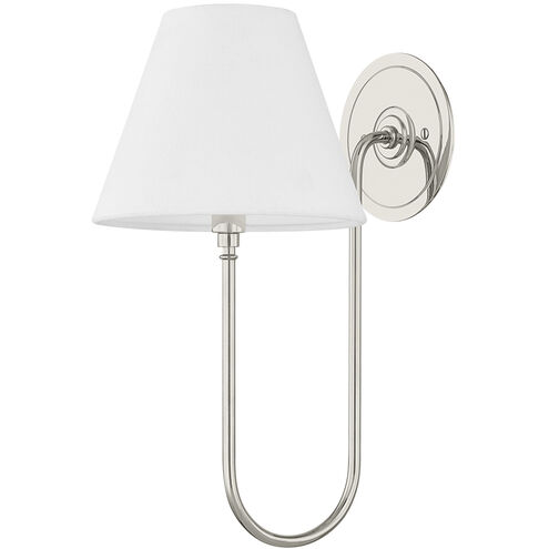 Hawthorne Wall Sconce Wall Light in Polished Nickel