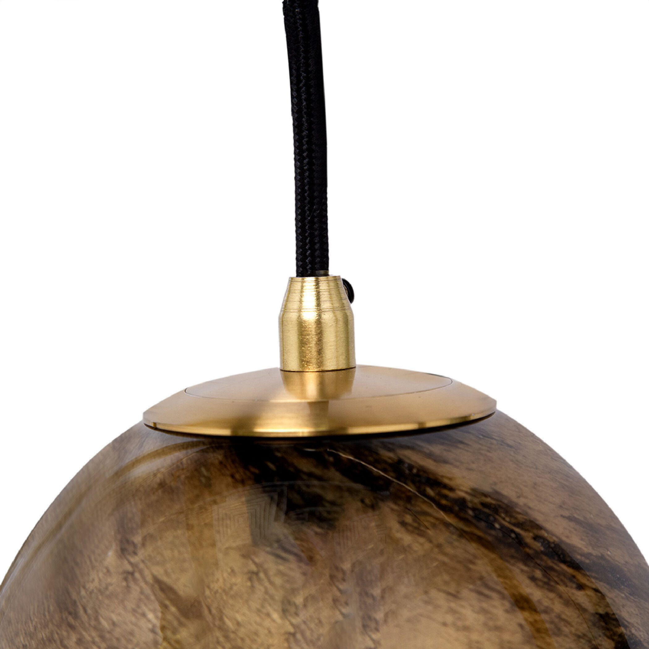 Kinsley 18.1 inch 60 watt White and Gold and Brown Table Lamp Portable Light