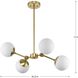 Haas 4 Light 16.5 inch Brushed Bronze Chandelier Ceiling Light, Design Series