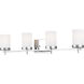 Sean Lavin Zire 4 Light 34 inch Chrome Wall Bath Fixture Wall Light