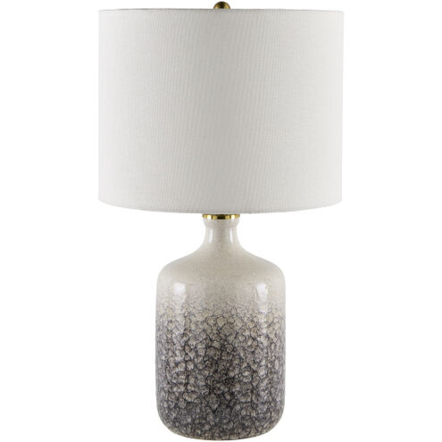 Benin 23 inch 100 watt Glazed and Painted Accent Table Lamp Portable Light