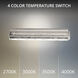Skate LED 4.5 inch Brushed Nickel Bath Vanity & Wall Light in 4000K, dweLED