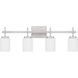 Wilburn LED 31 inch Brushed Nickel Bath Light Wall Light