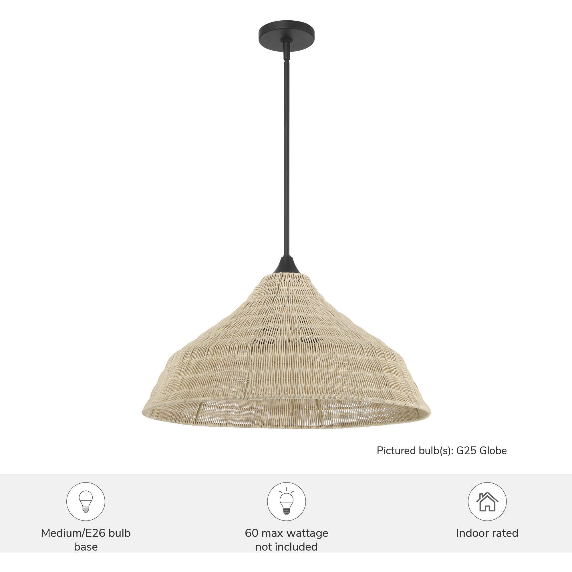 Agoura 3 Light 24 inch Matte Black Pendant Ceiling Light, Extra Large