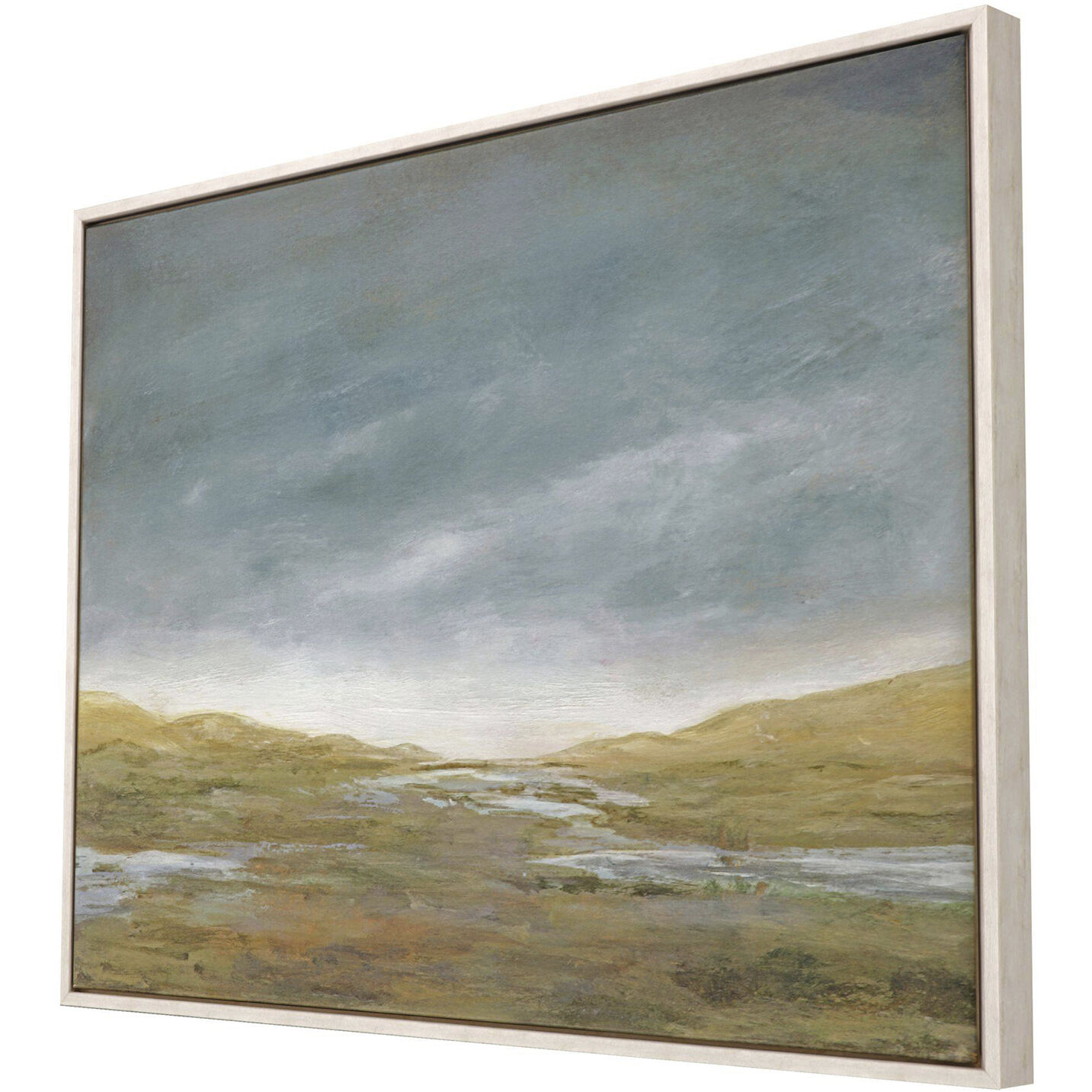 Basin Squall Blue and Green Canvas