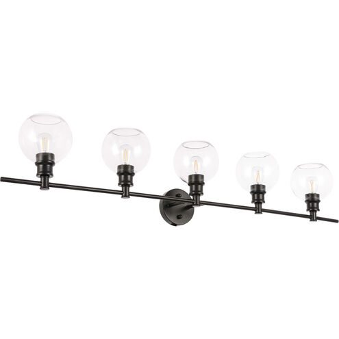 Collier 5 Light 47 inch Black Wall sconce Wall Light