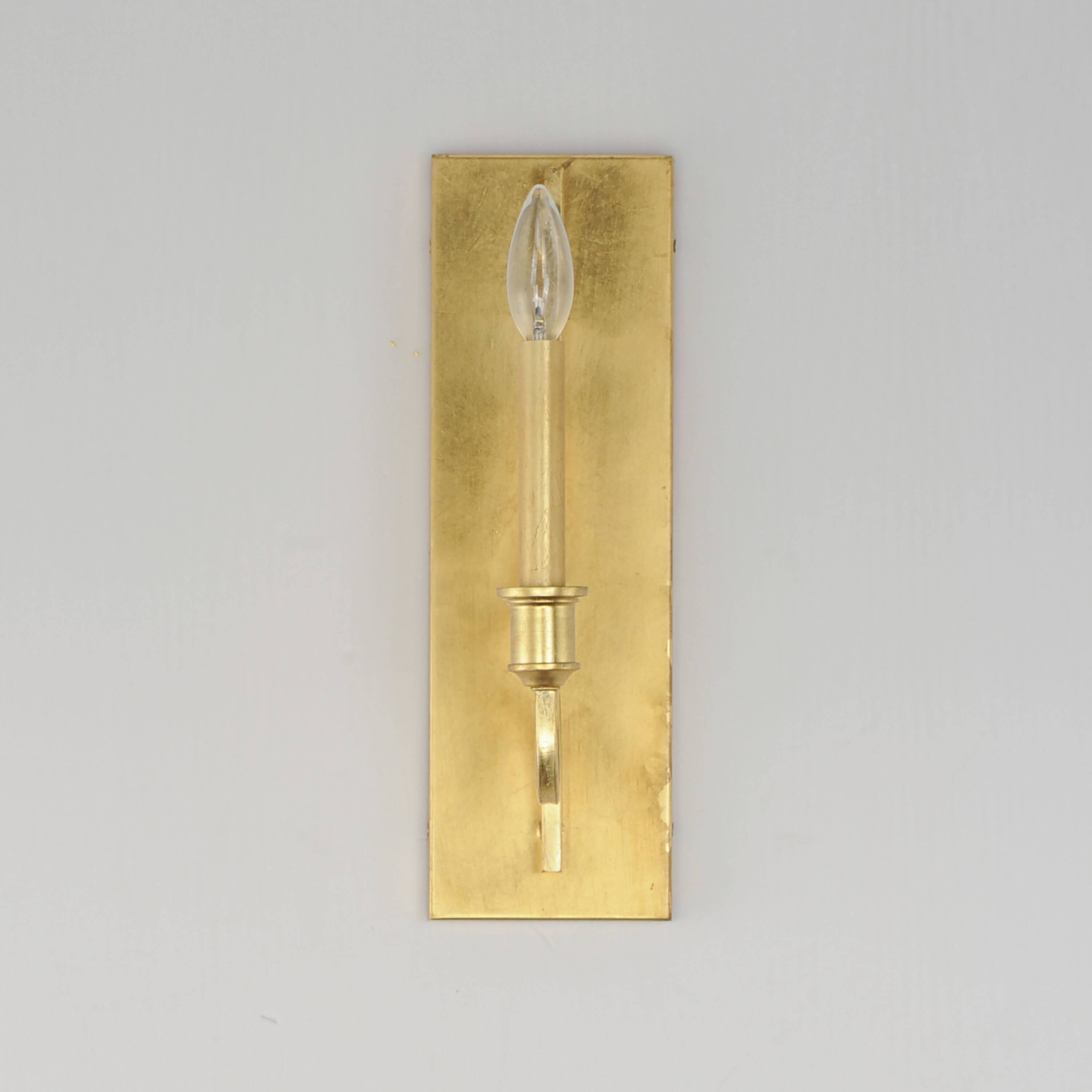 Normandy 1 Light 4.75 inch Gold Leaf Wall Sconce Wall Light