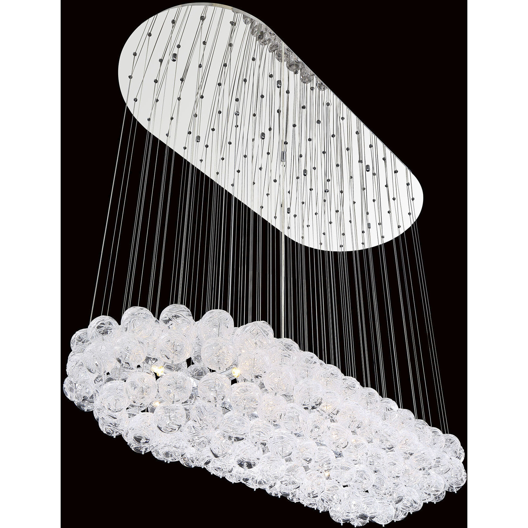 Riverdale 10 Light 32 inch Chrome Chandelier Ceiling Light