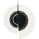 Voltik 144 Light 29 inch Black Chandelier Ceiling Light