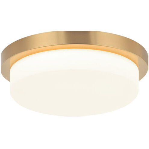 Durham LED 15.75 inch Aged Gold Brass Ceiling Mount Ceiling Light