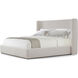 Maxwell Obsidian US King Bed, Wooden, Upholstered