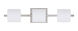 Paolo 3 Light 23 inch Satin Nickel Vanity Lighting Wall Light in Halogen, Opal Matte Glass