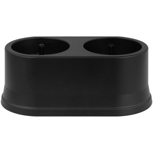 Visual Comfort Cordless Black Double R45 Universal Charging Station