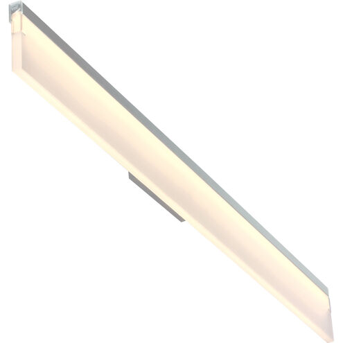 Lange 35 inch Satin Nickel Vanity Light Wall Light