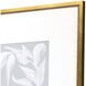 Echinacea / Leaf Study Blue and White Framed Art