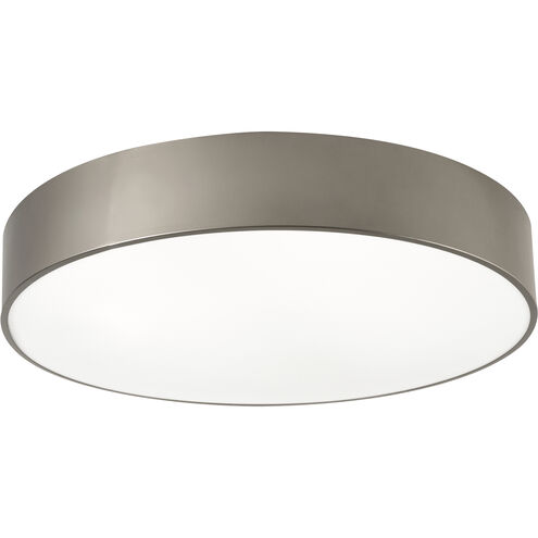 Bailey LED 24 inch Satin Nickel Flush Mount Ceiling Light