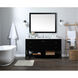 Theo 60 X 22 X 34 inch Black Vanity Sink Set