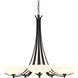 Aegis 5 Light 31.3 inch Black Chandelier Ceiling Light