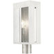 Lafayette 1 Light 17 inch Brushed Nickel Outdoor Post Top Lantern