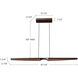 Dakota LED 47.25 inch Beech Wood Linear Pendant Ceiling Light