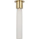Kelly by Kelly Wearstler Volver 1 Light 4.5 inch Hand Rubbed Antique Brass Flush Mount Ceiling Light