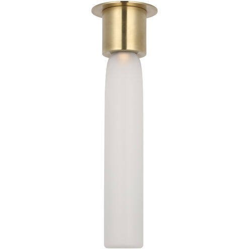 Kelly by Kelly Wearstler Volver 1 Light 4.5 inch Hand Rubbed Antique Brass Flush Mount Ceiling Light