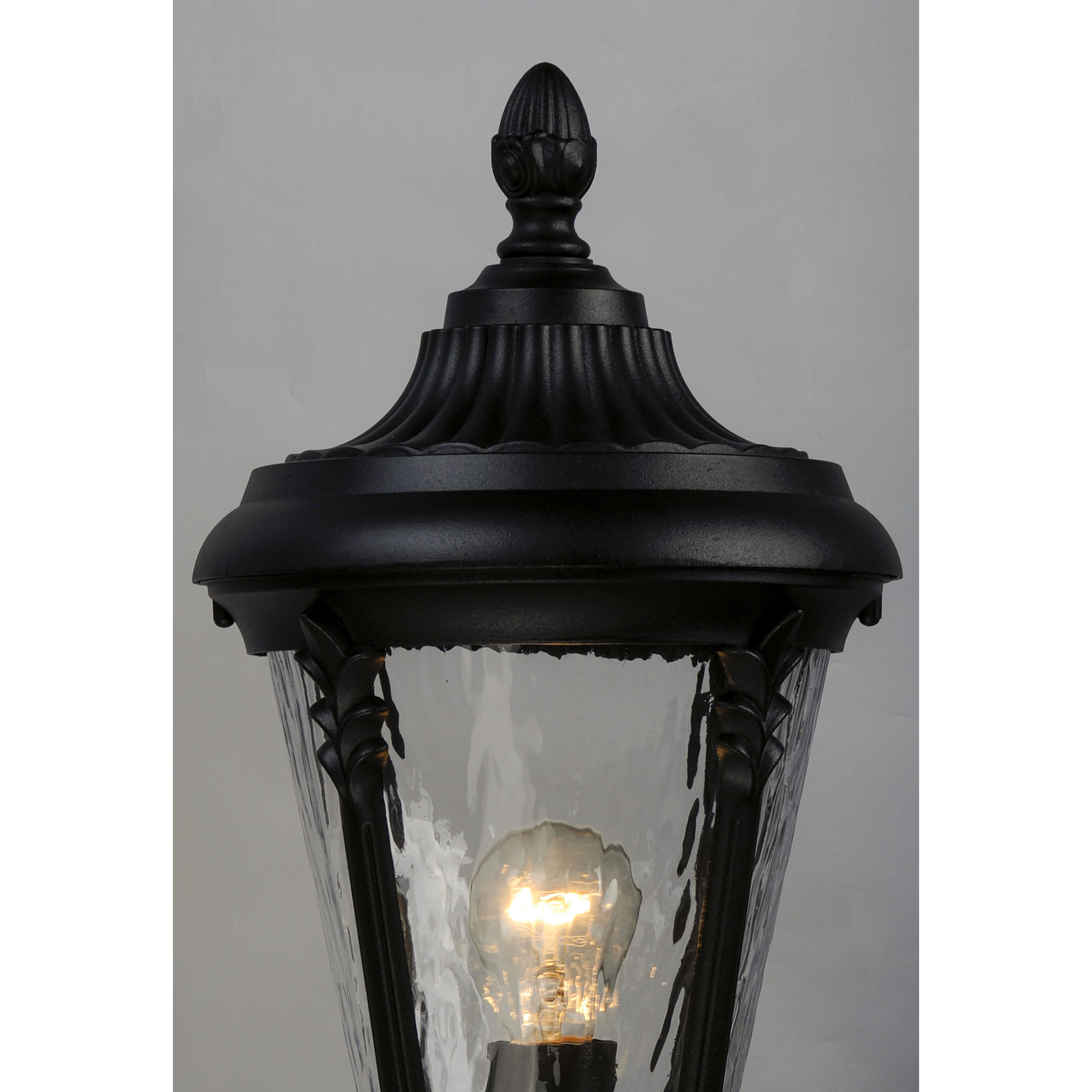 Sentry 1 Light 21 inch Black Outdoor Pole/Post Mount