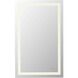Riven 48 X 36 inch White LED Mirror