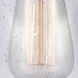 Aditi Bellmont LED 6.25 inch Brushed Satin Nickel Flush Mount Ceiling Light in Seedy Glass, Aditi