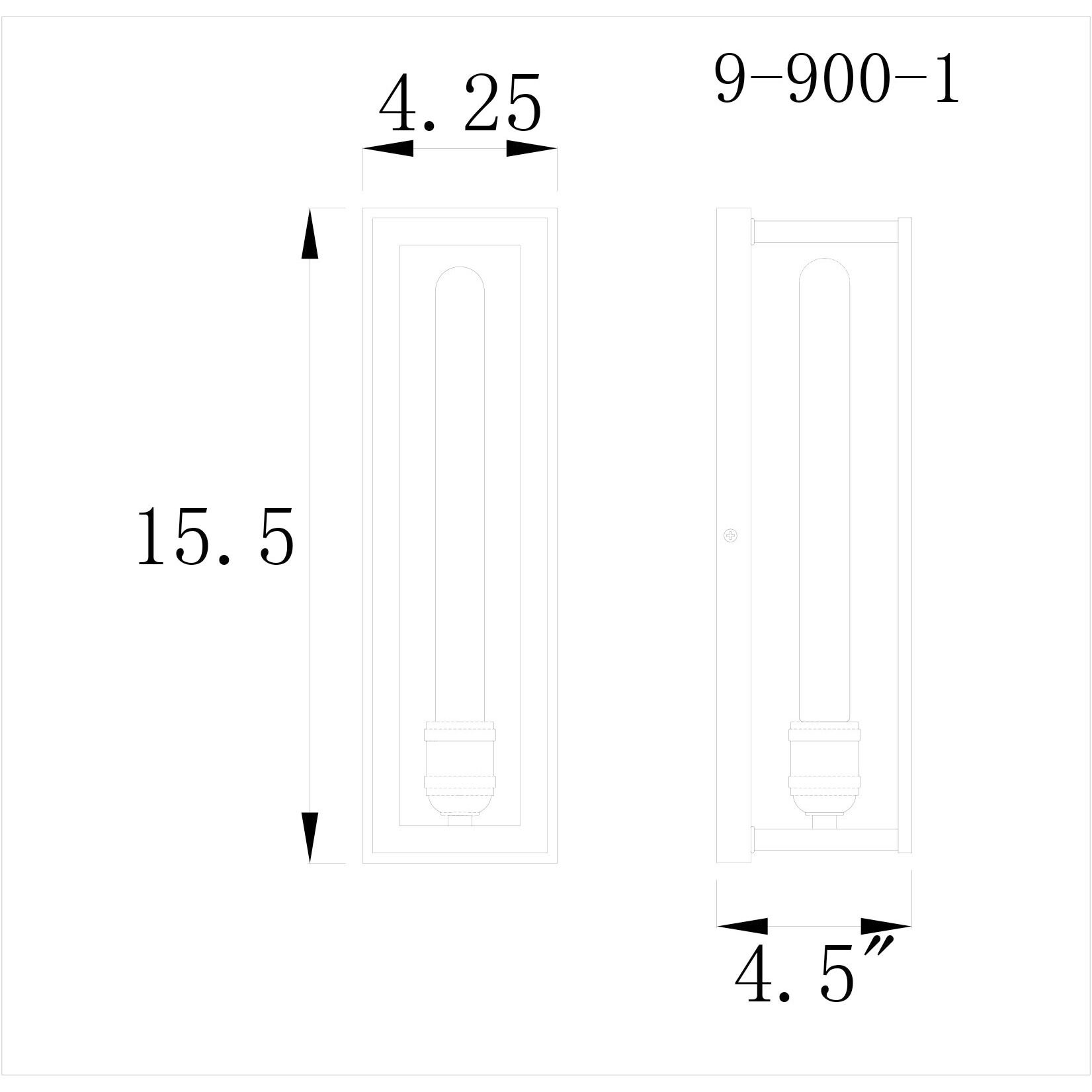 Clifton 1 Light 4.5 inch Warm Brass Wall Sconce Wall Light, Essentials