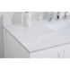 Theo 48 X 22 X 34 inch White Vanity Sink Set