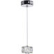 Milan LED 4 inch Chrome Down Mini Pendant Ceiling Light