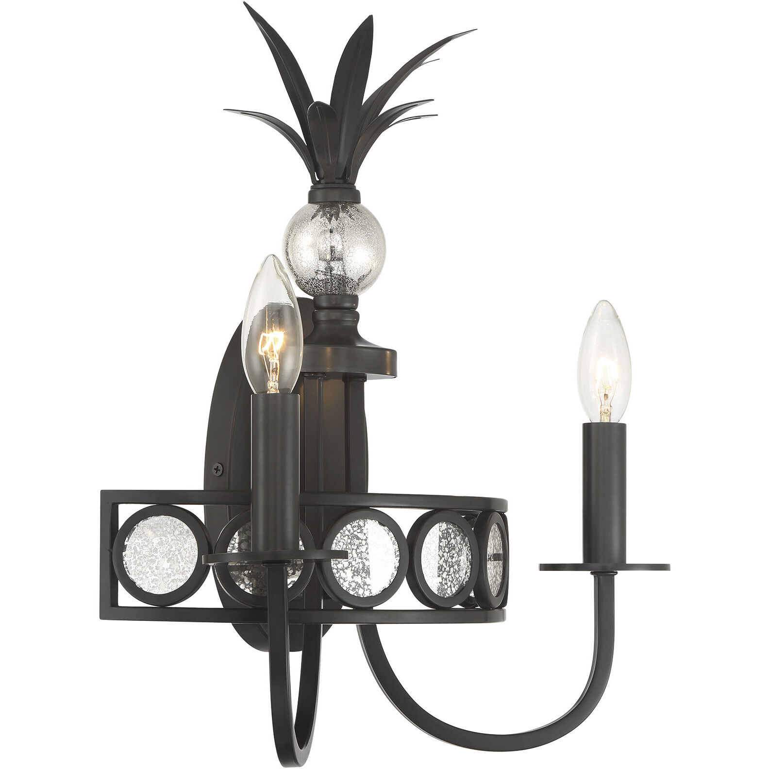 Hearst Wall Sconce Wall Light in Black Tourmaline