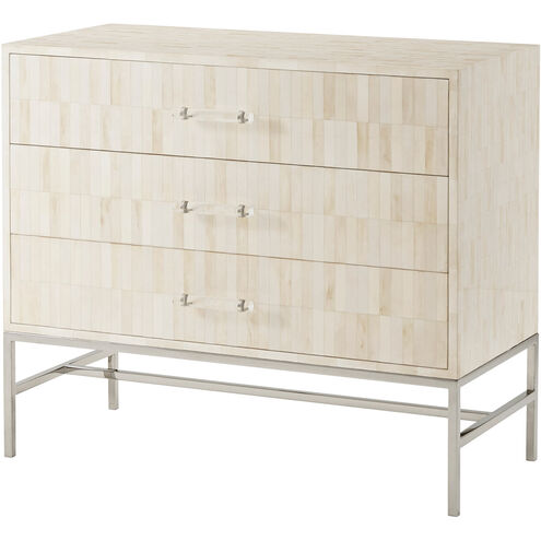 Biscayne Hand Painted Faux Bone Panelled Chest of Drawers