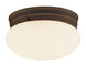 Dash 1 Light 10 inch Rubbed Oil Bronze Flushmount Ceiling Light