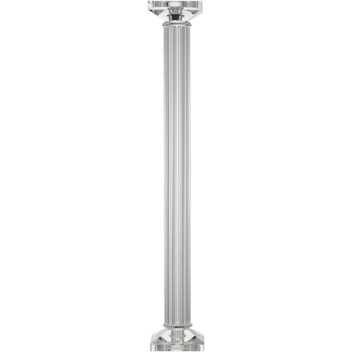 Crystal 22.8 X 3.5 inch Candleholder