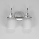 Milk 2 Light 13.5 inch Polished Chrome Bath Vanity Wall Light