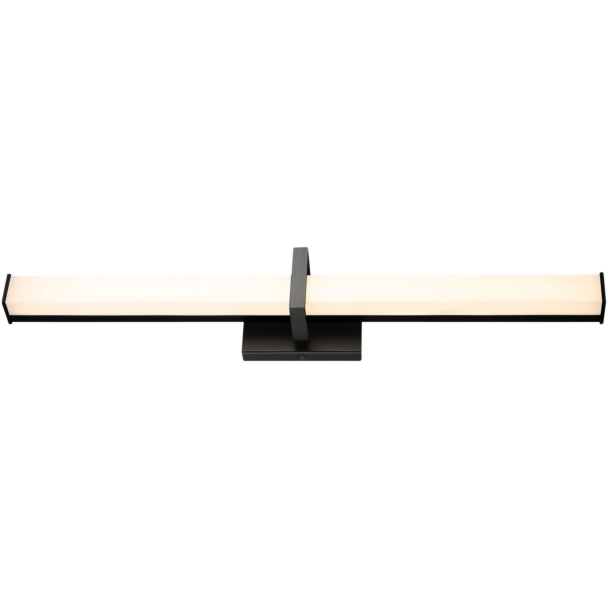 Elon Vanity Wall Light in Matte Black